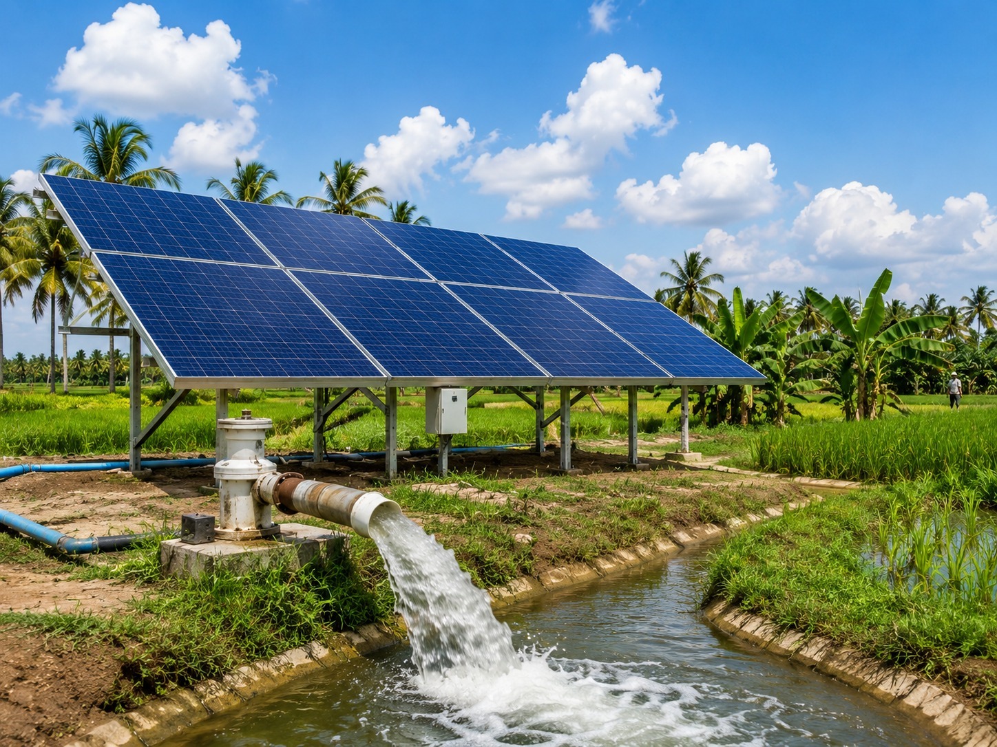 Agricultural Solar Pump by Gensolar Energy in Tamil Nadu