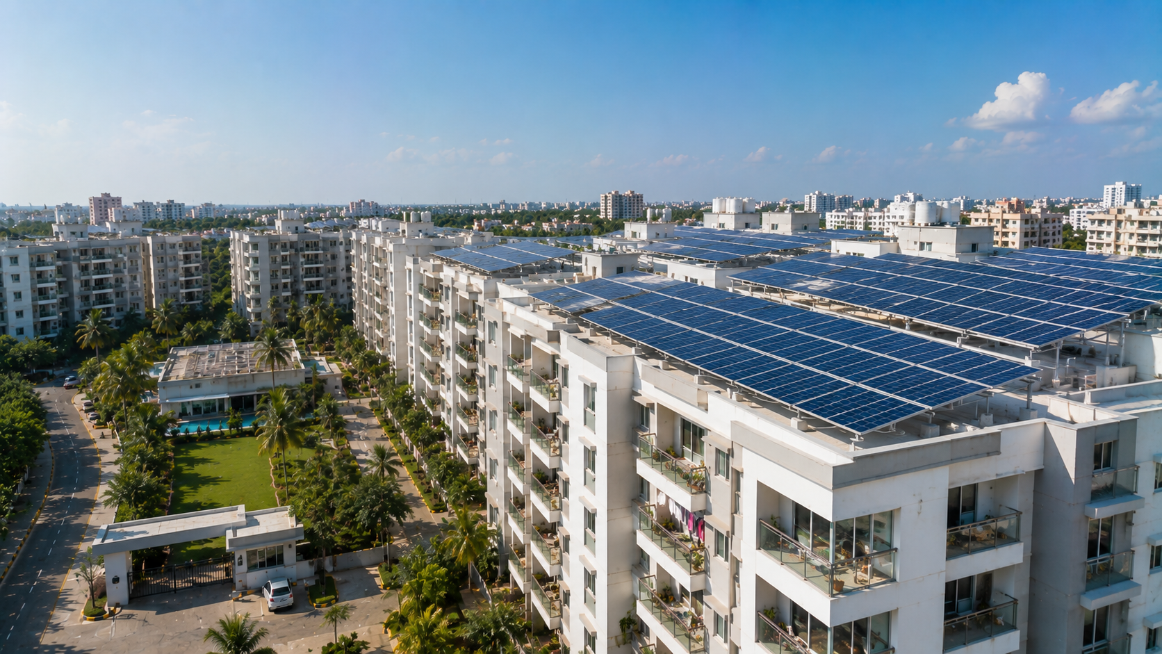 Apartment & Housing Society Solar by Gensolar Energy in Tamil Nadu