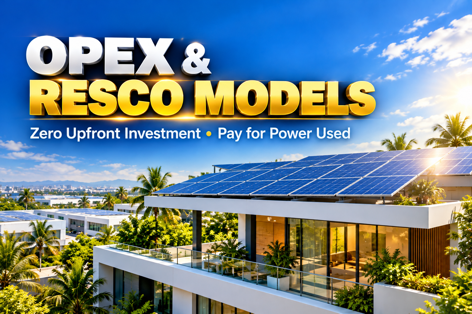 OPEX & RESCO Models by Gensolar Energy in Tamil Nadu