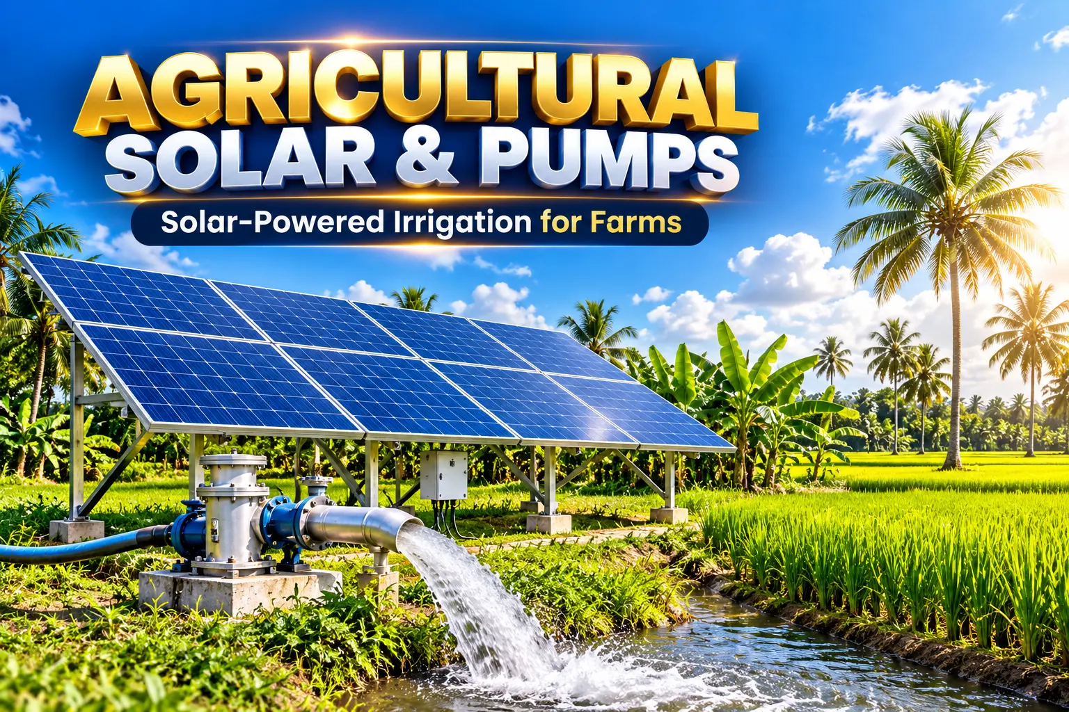 Agricultural Solar & Pumps by Gensolar Energy in Tamil Nadu
